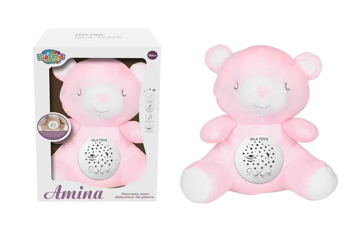 Peluche Coranique – Veilleuse & Projection Étoilée